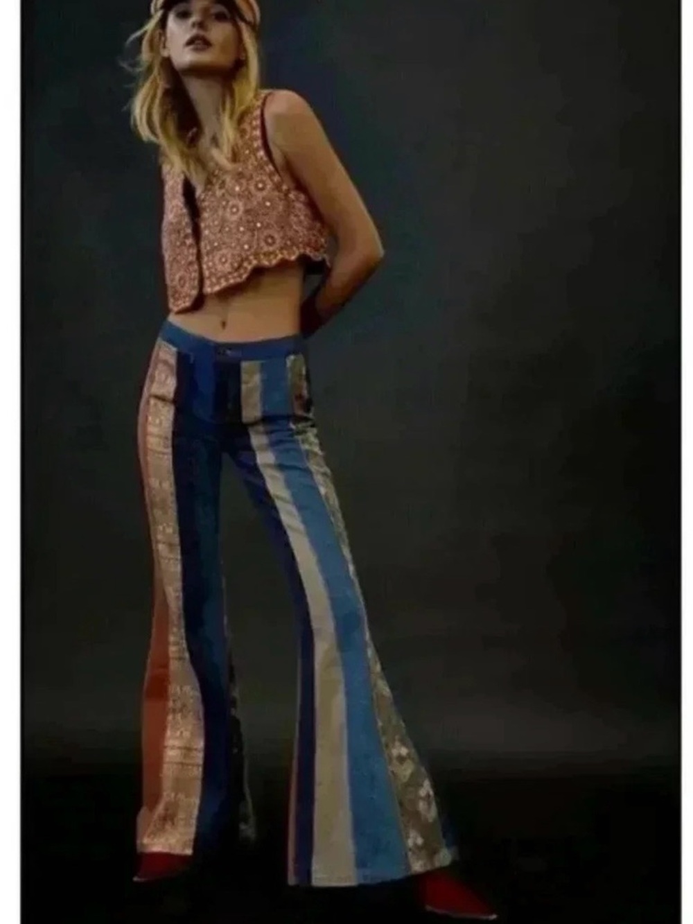 Free People Serena Low rise Flare Jeans